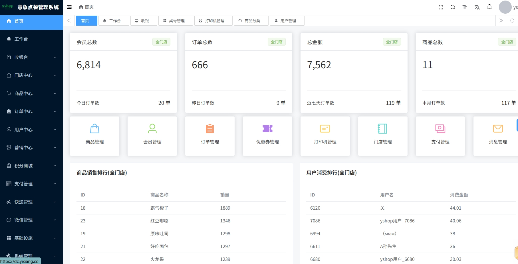 意象桌面扫码点餐系统小程序源码 开源可商用插图6 意象桌面扫码点餐系统小程序源码 开源可商用插图6