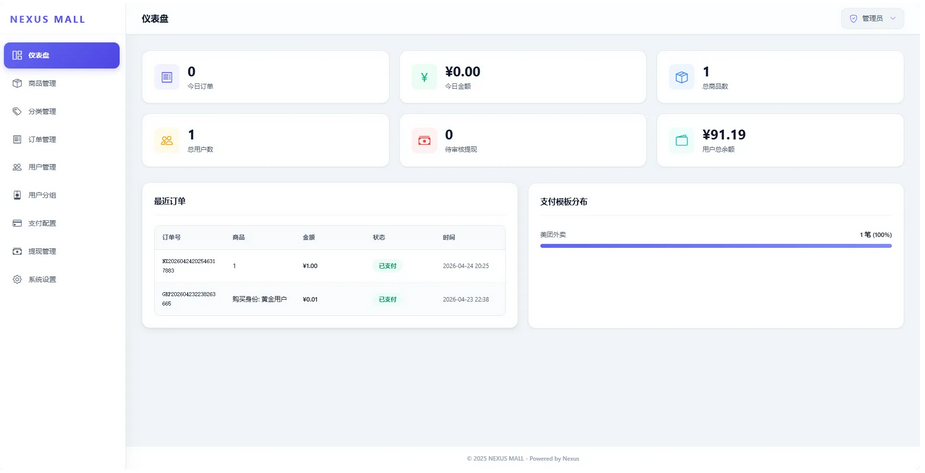 全新多平台电商代付商城源码插图4