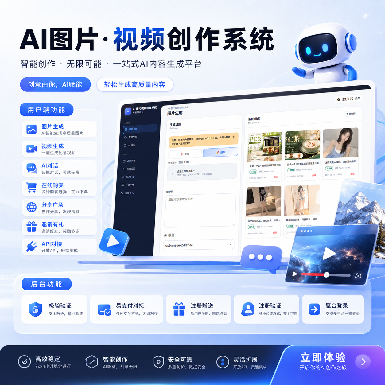 PHP一站式AI图片视频创作系统 含搭建教程插图