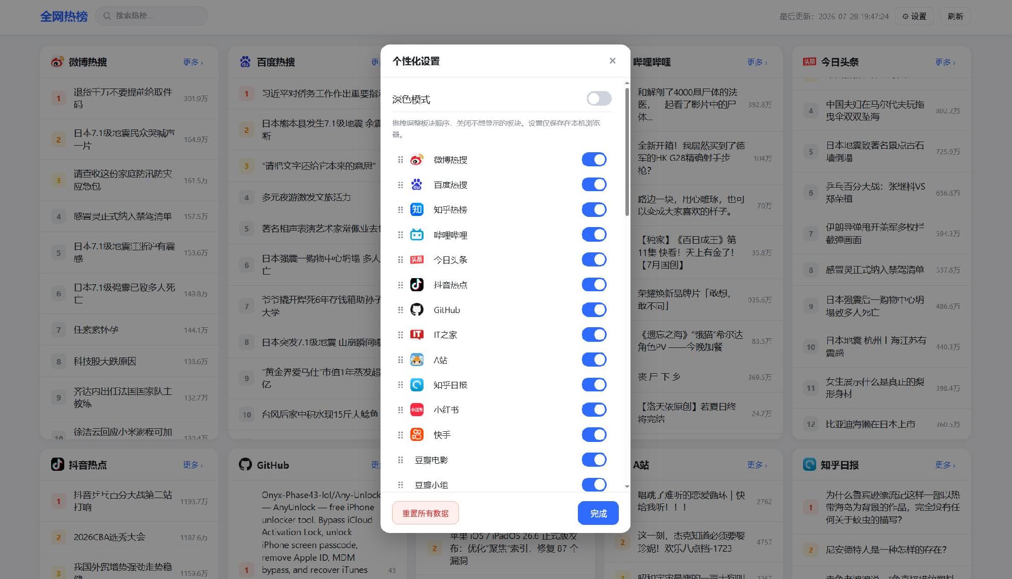 全网今日文章热榜源码插图4